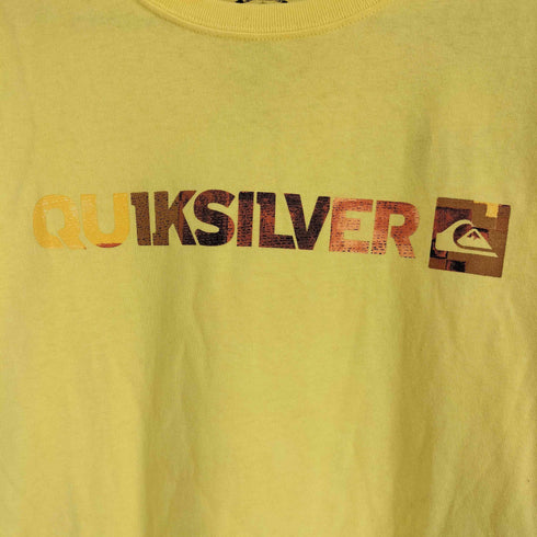 クイックシルバー Quiksilver フロントロゴ L/S Tシャツ メンズ import:M